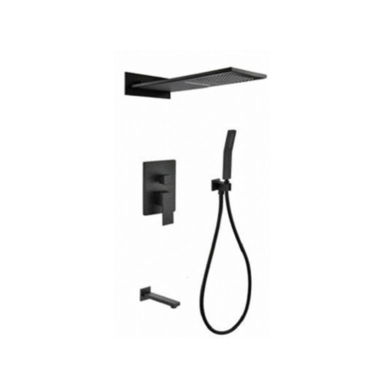 CS-144A Matte Black Three-Way Concealed Shower - Schöne Philippines