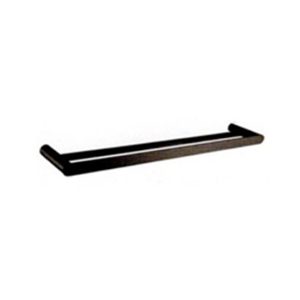GJ-2602 Black Double Towel Bar