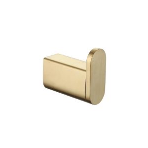 GJ-2705 Brushed Gold Single Point Robe Hook