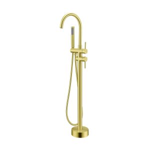 LD-423-G Brushed Gold Free-Standing Bathtub Mixer