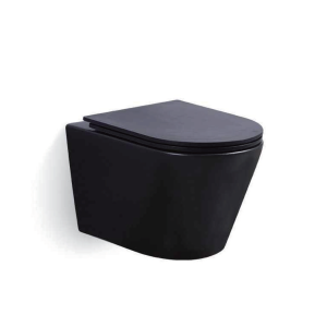 WH-030-BL Tankless Black Wall-mounted Toilet