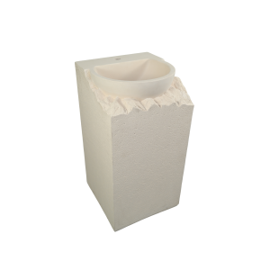 X-007 Solid Surface Pedestal Basin Sink
