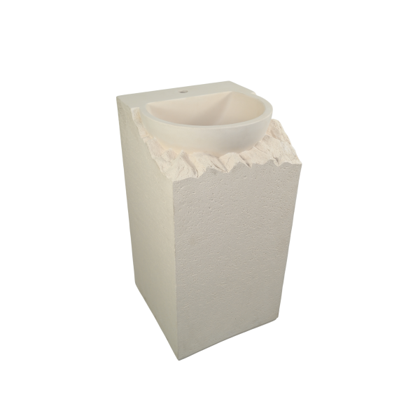 X-007 Solid Surface Pedestal Basin Sink