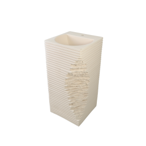X-022 Solid Surface Pedestal Basin Sink