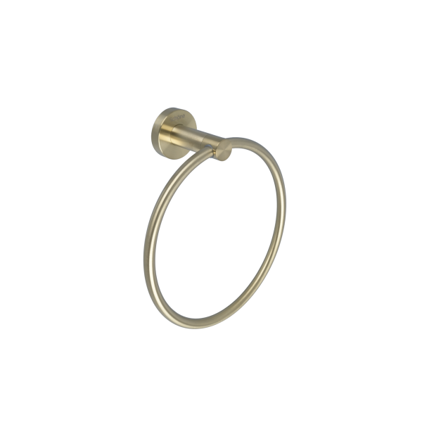 GJ-2907 Brushed Gold Hand Towel Ring